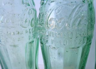 Vintage 1947 - 1950 Dug 5 Coca Cola Bottles Lewiston Maine Coke ME Owens Glass 3