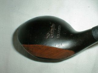 Antique Vintage Old American Driver Hickory Wood Wooden Shaft Golf Club