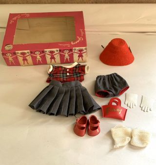 Vintage 1950’s Vogue Ginny Doll Outfit - Skirt,  Top,  Etc.  7143