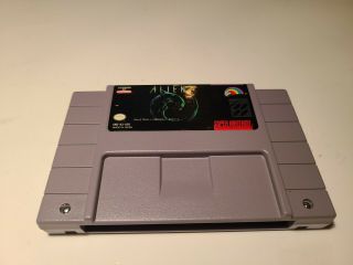 Vintage Nintendo Alien 3 Snes Authentic Game Cartridge
