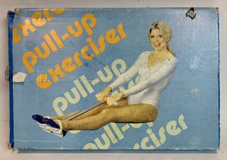 Vintage Pull - Up Exerciser Spring Action Rowing Row Ab 1980 