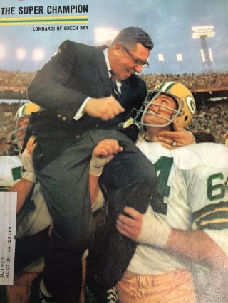 Sports Illustrated January 22,  1968 Green Bay Packers Vince Lombardi Cover 2