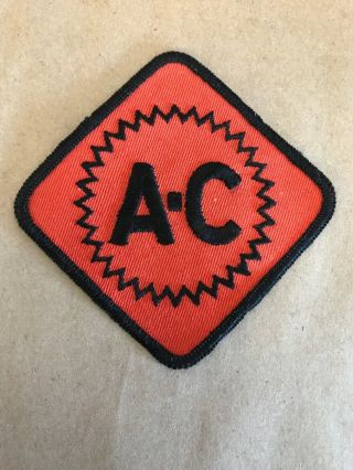 Vtg Allis Chalmers Embroidered Sew On Patch 4” Badge Farm Tractor Farming