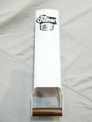 " The Crusher " - - Vintage Aluminum Can Crusher