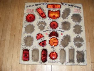 Vintage Nos Store Counter Display Antique Car Rear Lamp Tailights Chev Dodge