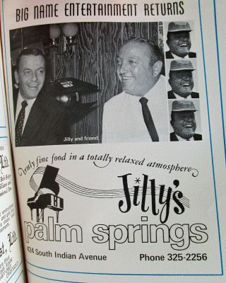Bob Hope Desert Classic 1969 Souvenir Program with Frank Sinatra Jilly ' s Ad 3