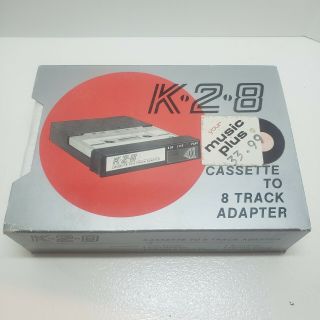 Vtg K - 2 - 8 Cassette To 8 Track Adapter K28 Japan Box Audio Tape Player 8 - Track