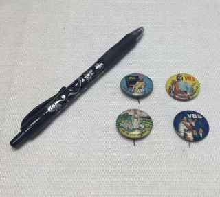 4 - Vintage Vacation Bible School Pins Buttons - Vintage VBS Pins Buttons 2