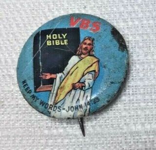 4 - Vintage Vacation Bible School Pins Buttons - Vintage VBS Pins Buttons 3