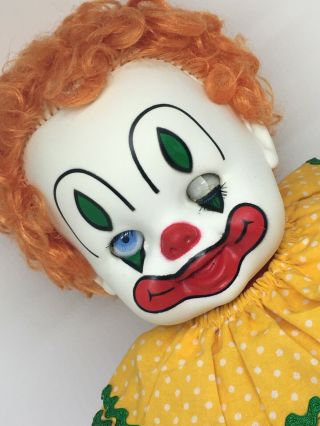 Vintage Creepy Baby Clown Gatabox Ltd Halloween Prop