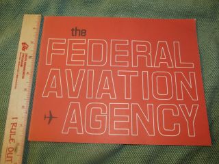 Vintage Pilot Training Book Airplane Federal Aviation Agency History Airport