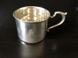 Vintage S.  Kirk & Son Sterling Silver Baby Cup 90.  4 Grams