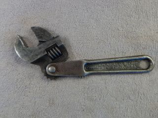 Old Antique Or Vintage Any Angle Adjustable Monkey Wrench Collectible Tools