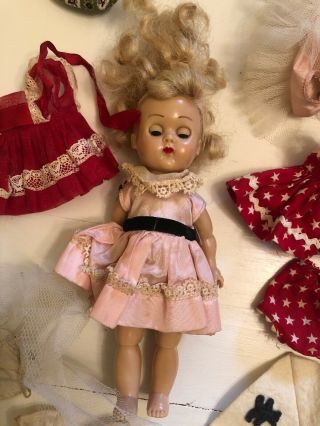 Vintage Vogue Ginny Doll With Several Outfits