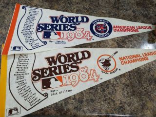 Detroit Tigers 1984 World Series Champions San Diego Padres Roster Pennant