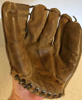 Vintage Johnny Podres Rawlings G300 Rht Glove Made In Usa Lightweight Model