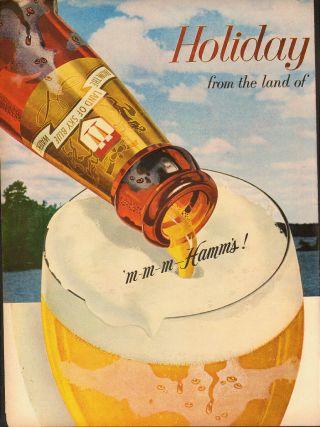 1953 Vintage Ad For Hamm 