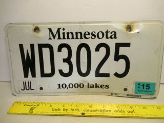 Minnesota Dui Whiskey License Plate Expired Garage Mancave Usa