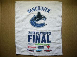 2010/11 2011 Vancouver Canucks Nhl Stanley Cup Final Playoffs Towel