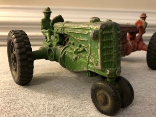2 Vintage Mm Minneapolis Moline Die Cast Toy Tractors