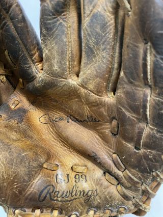 Vintage Mickey Mantle Rawlings Baseball Glove Gj 99.