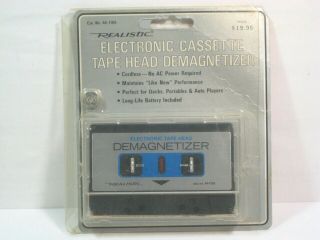 Vintage Realistic Electronic Cassette Tape Head Demagnetizer Cat No 44 - 1165