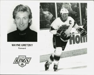 1994 Press Photo Nhl Issued Image Wayne Gretzky Of The Los Angeles Kings