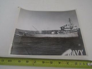 Vintage Us Navy Photo Photograph Picture Ship Boat 1956 Uss Carronade Firing