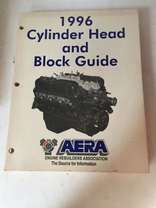 Vtg 1996 Cylinder Head & Block Guide Aera Auto Engine Rebuilders