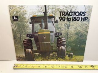 Vintage 1979 John Deere Tractor Sales Brochure 90 To 180 Hp 47 Color Pages