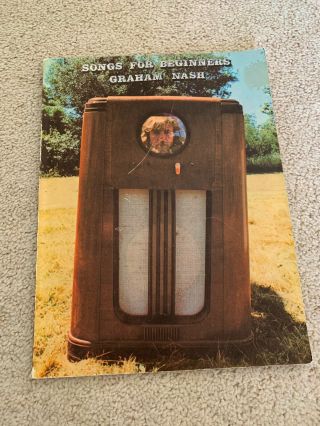 Vintage Graham Nash Songs For Beginners Sheet Music Song Book