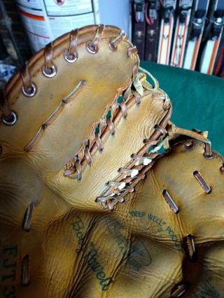 Vintage 1960 ' s Rawlings Trapper Boog Powell FJT38 baseball glove mitt RHT 3