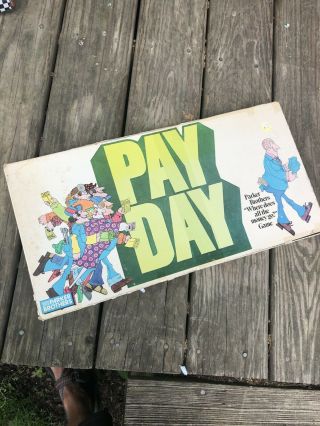 Vintage Payday Board Game 1975 Classic Edition Parker Brothers Complete