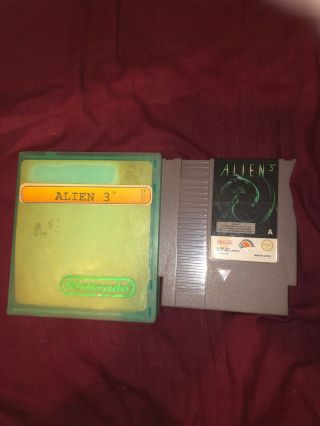 Alien 3 - Nes Game With Vintage Case - Nintendo Pal Australia