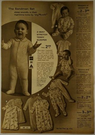 1969 Vintage Paper Print Ad Rhumba Panty Stretch Terry Sleeper Fashion Slips