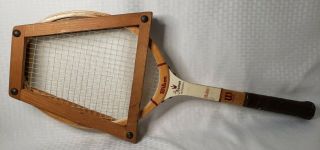 Vintage Wood Tennis Wilson Jack Kramer Autograph Racquet Racket 4 1/2 Large