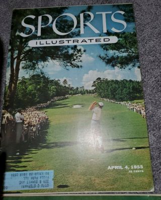 Vintage Sports Illustrated Magazines 1955.  Mays,  Bannister and The Masters 3