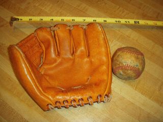 Vintage Cragstan Baseball Glove Leather Practice Mitt Rh Babe Ruth Bb?