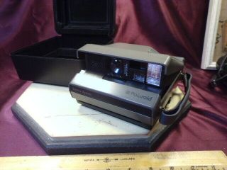 Vtg Polaroid Spectra System Instant Camera W/side Strap/quintic Lens/case - Freshp
