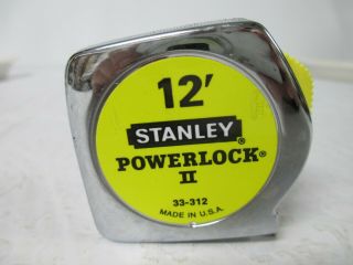 Collector Vintage Stanley Powerlock 33 - 312 12 