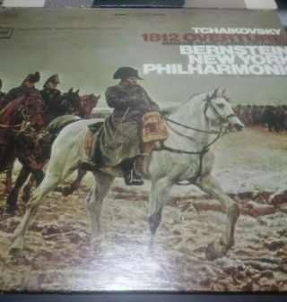 Tcaikovsky Swan Lake Philadelphia Ormandy Vintage Vinyl 1812 Bernstein 2 Records