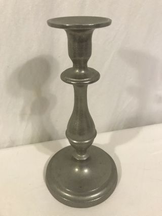 Vintage Wilton Armetale Rwp Pewter Candlestick Candle Holder 9”