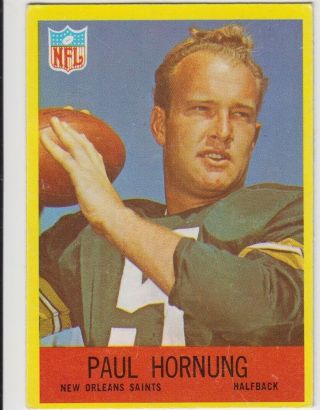 Paul Hornung 1967 Philadelphia 123 Packers Ex/mt 53196