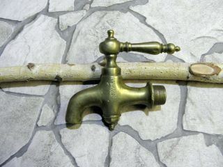Antique European Bronze Faucet Vintage French Brass Water Tap Old Spigot