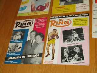 The Ring Magazines 1959 Boxer Wrestling Boxing Ray Robinson Patterson 3