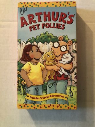 Arthur’s Pet Follies Vintage Vhs 3 Adventures