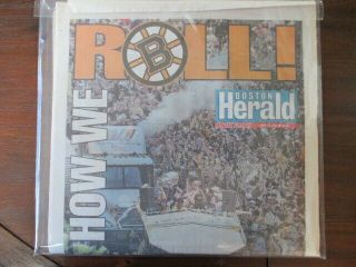 Boston Sunday Herald Newspaper Bruins 2011 Stanley Cup Hockey Parade Champions