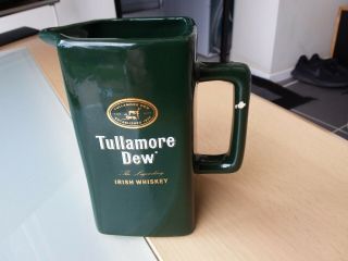Vintage Tullamore Dew Irish Whiskey Ceramic Water Jug