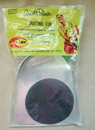 Vintage Arnold Palmer Putting Cup Ajay Golf In Package