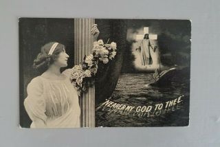 White Star Line Titanic Memorial Postcard